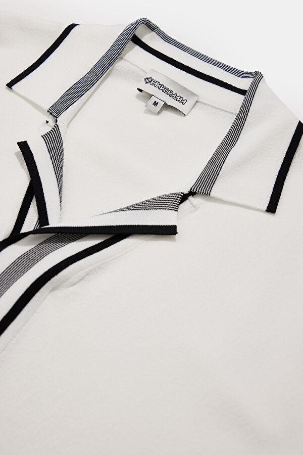 Ekru Resort Yaka T-Shirt 3