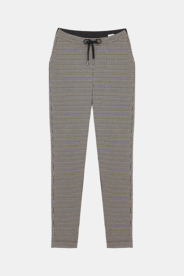 Blue Straight Leg Women's Trousers