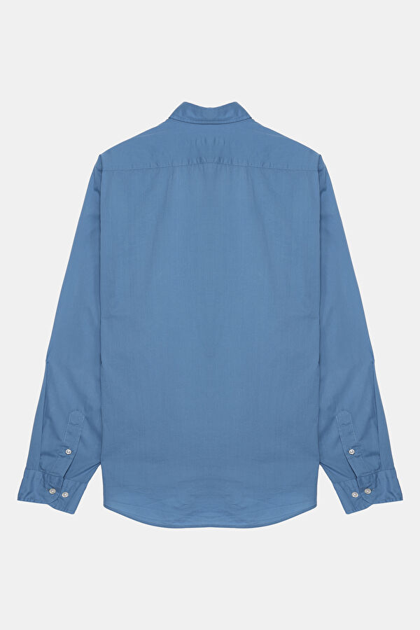 Relax Fit Dark Blue buttoned collar Shirt 2