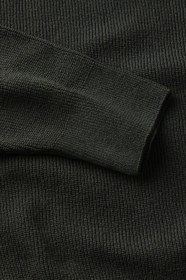 Khaki Knit Men's Sweater 4