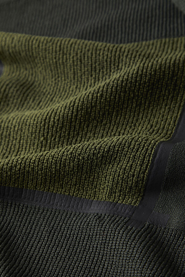 Khaki Knit Men's Sweater 5