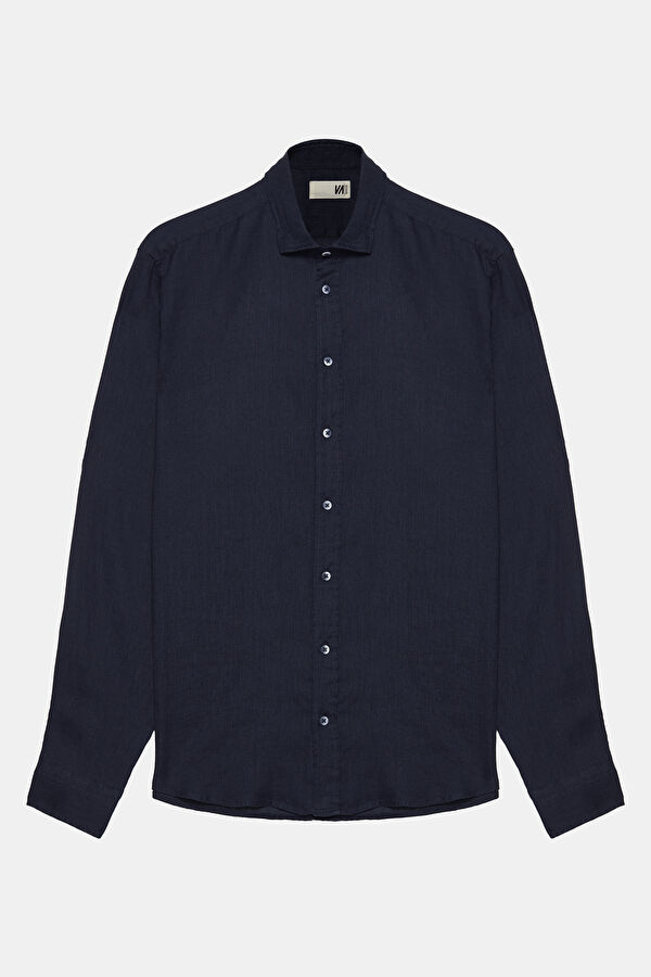 Navy Blue Regular Shirt