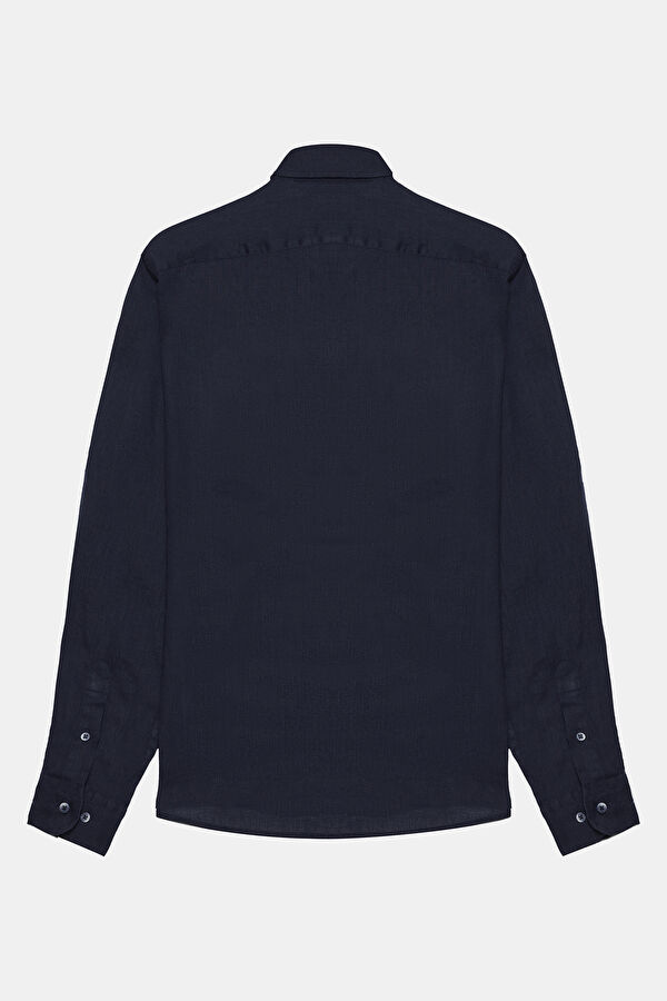 Navy Blue Regular Shirt 2
