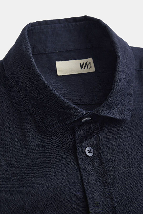 Navy Blue Regular Shirt 3