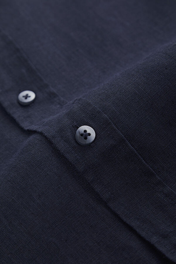 Navy Blue Regular Shirt 5