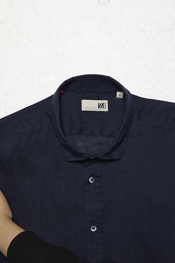 Navy Blue Regular Shirt 6