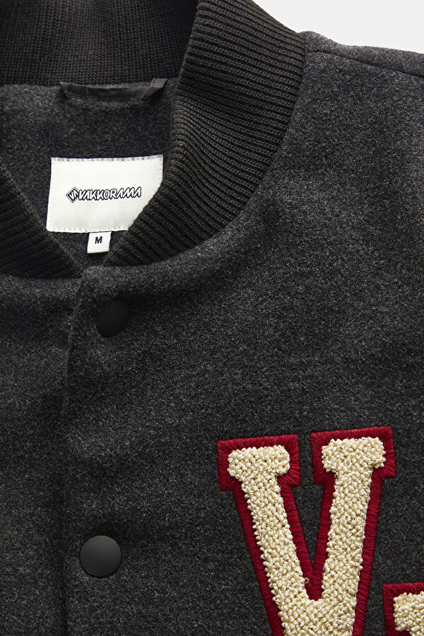 Anthracite Wool Men's Jacket 3