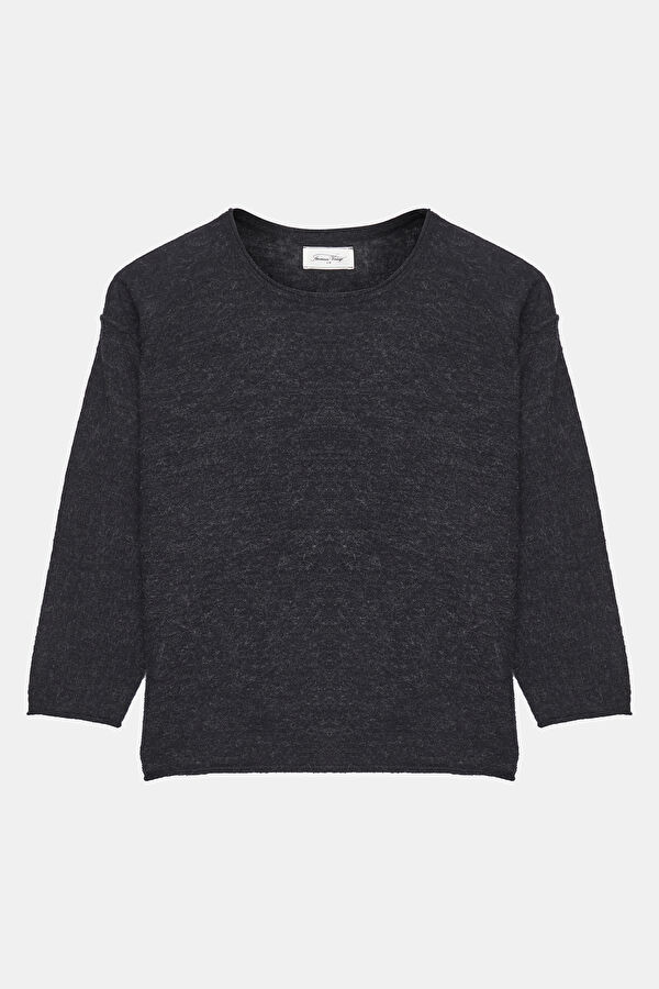 Black Wool Children's Sweater