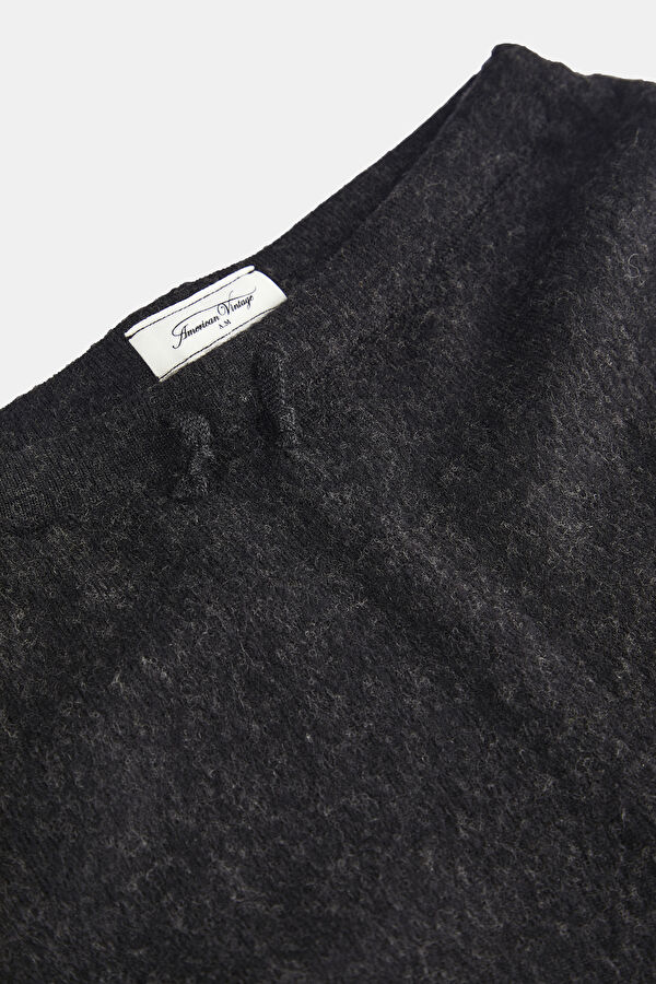 Anthracite Straight-Leg Wool Children's Sports Trousers 3