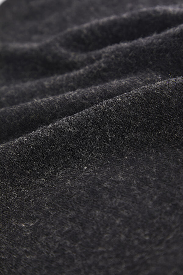 Anthracite Straight-Leg Wool Children's Sports Trousers 6