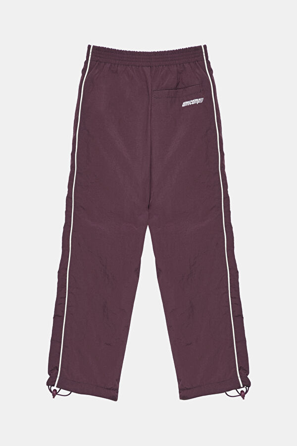 Burgundy Wide-Leg Children's Sports Trousers 2