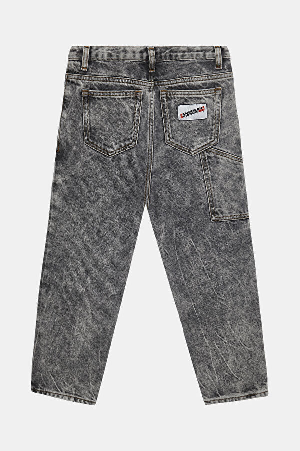 Black Straight-Leg Children's Trousers 2