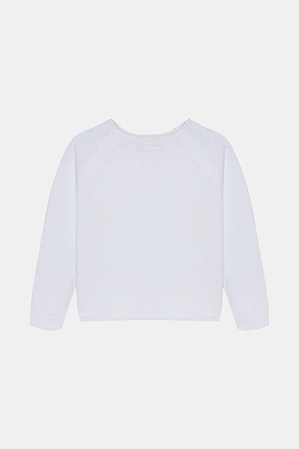 White Crew Neck Children's T-Shirt 5