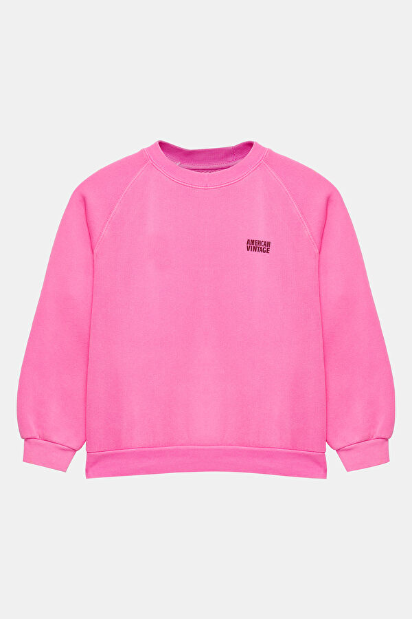 Dried Rose Bicycle Collar Sweatshirt