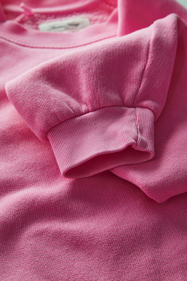 Dried Rose Bicycle Collar Sweatshirt 4