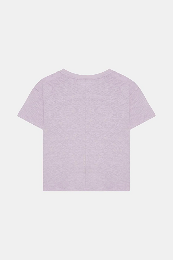 Lilac Bicycle Collar Tshirt 2
