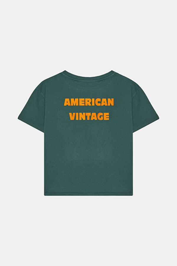 Yeşil Bisiklet Yaka T-Shirt 5