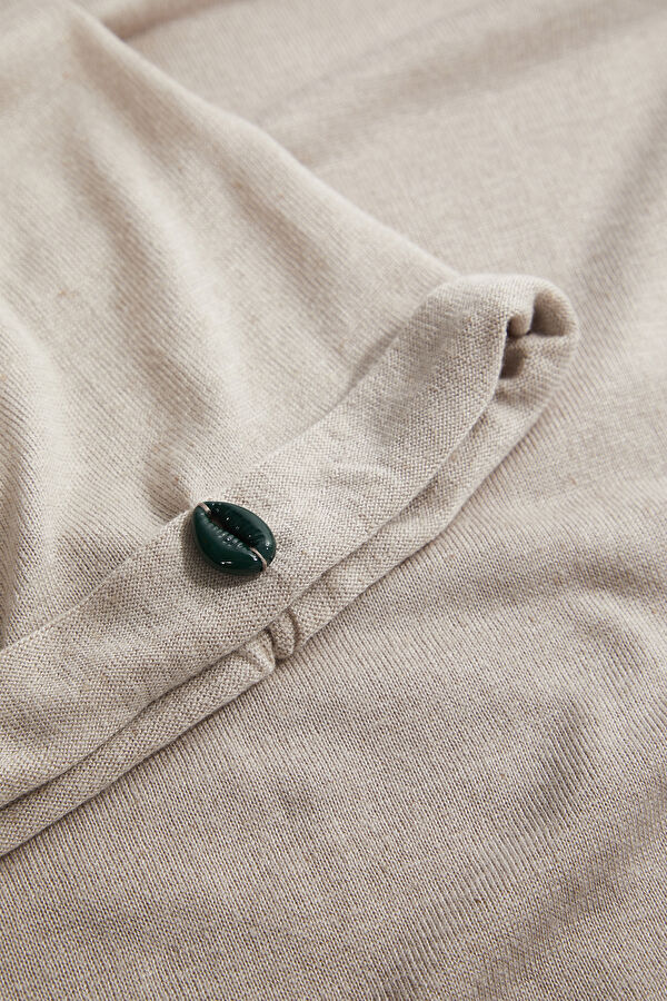 Mink Polo Collar Linen Viscose Men's T-Shirt 4