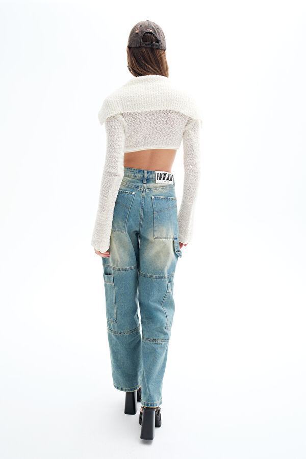 White Women's Cardigan 3