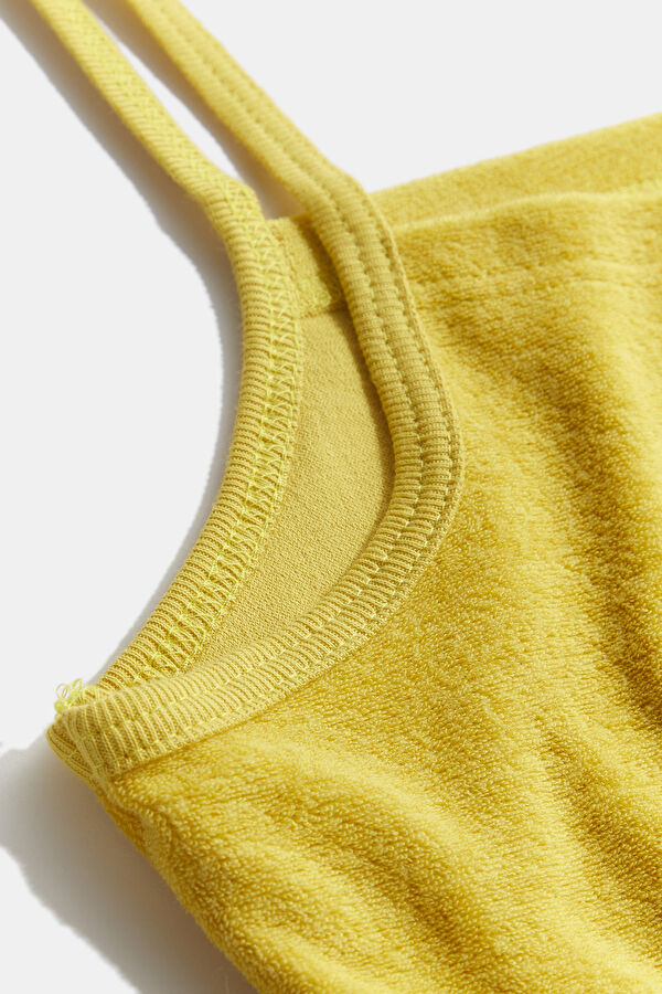 Mustard Yellow Strappy Women's Blouse 4