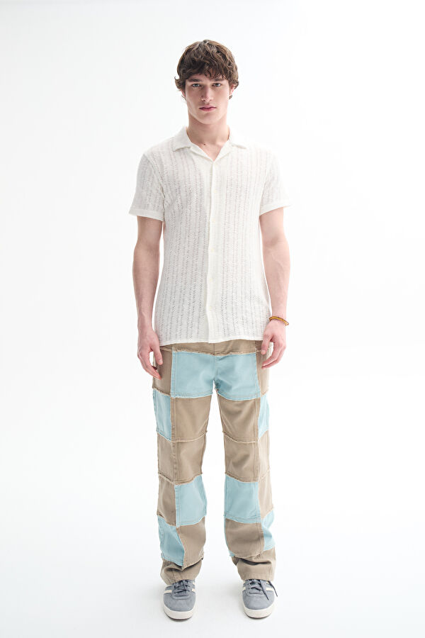 Ecru Textured Shirt 2