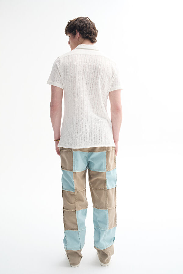 Ecru Textured Shirt 3