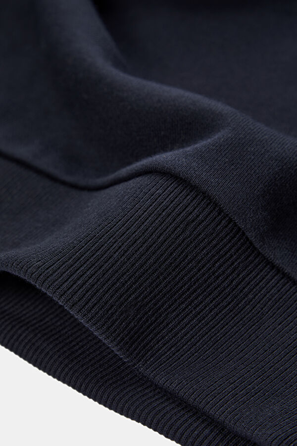 Lacivert Bisiklet Yaka Sweatshirt 5