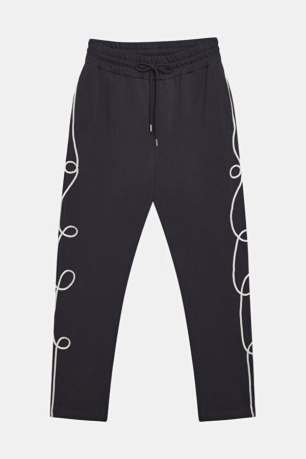 Dark Grey Skinny Leg Sports Trousers