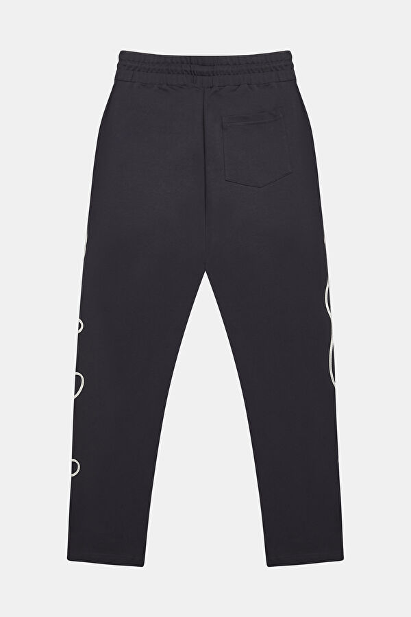 Dark Grey Skinny Leg Sports Trousers 2