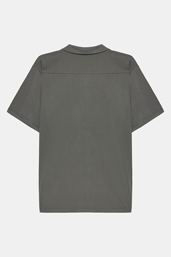Anthracite Resort Collar Shirt 2