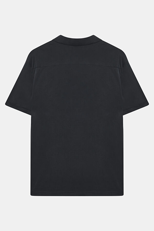 Black Resort Collar Shirt 5