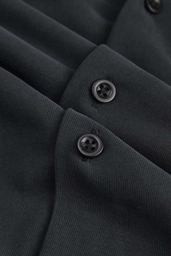 Black Resort Collar Shirt 7