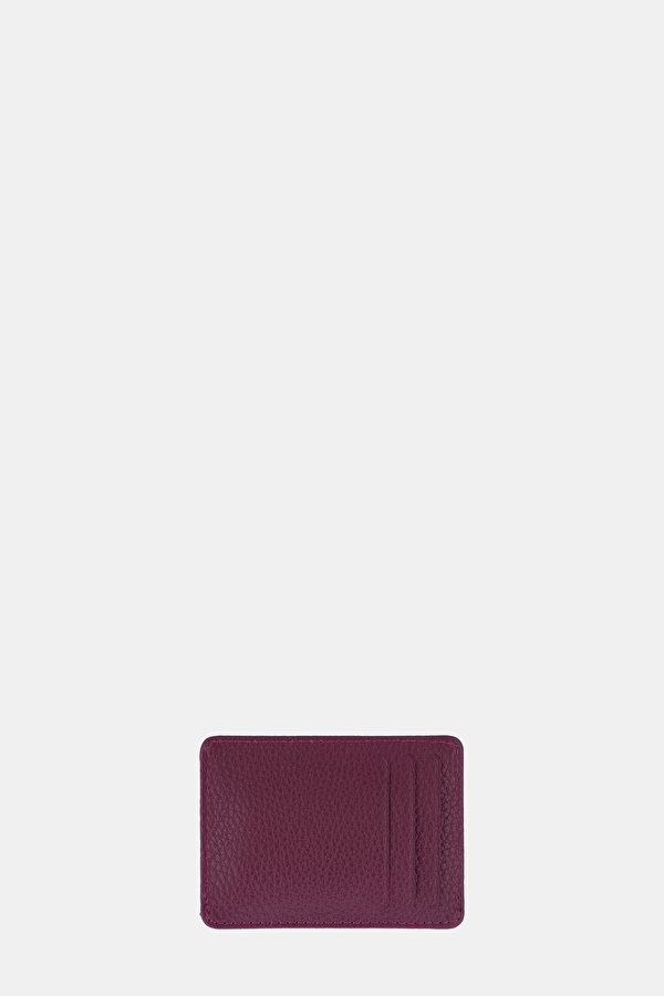 Claret Red Card Holder 2