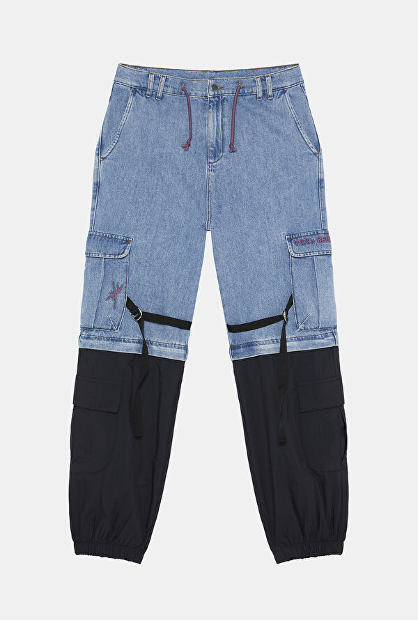 Blue Skinny Jeans Men's Trousers