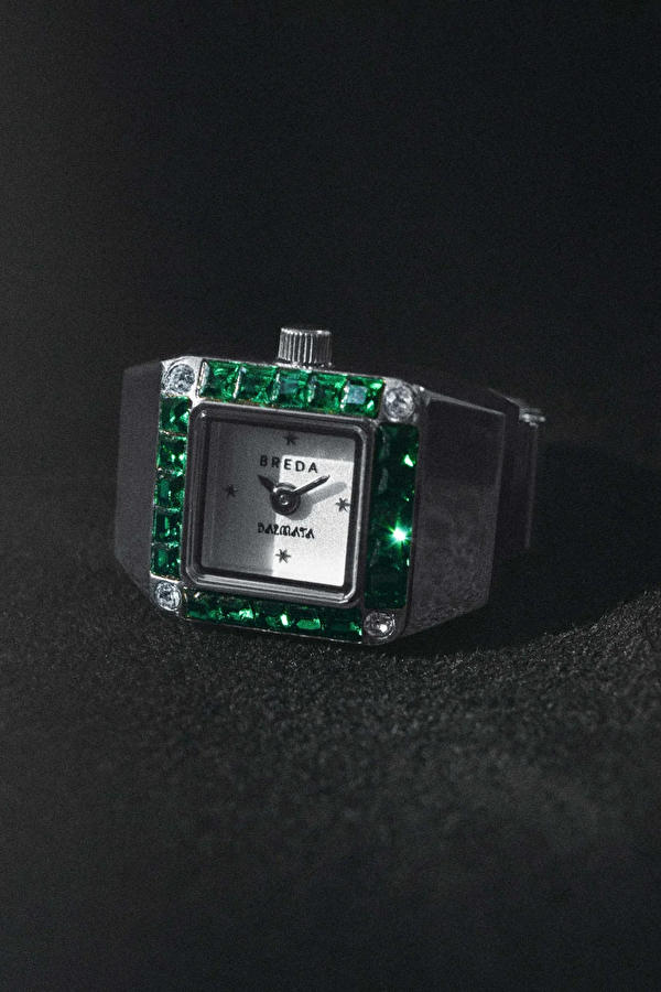 Dalmata 1748A Silver Ring Gümüş Yüzük Saat 4