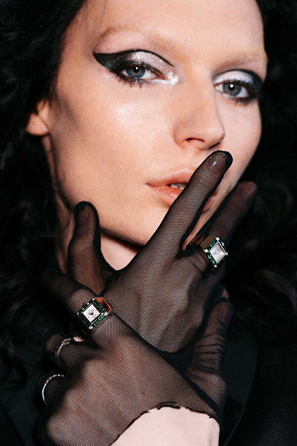 Dalmata 1748A Silver Ring Gümüş Yüzük Saat 6