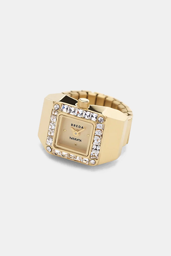 Dalmata 1748B Gold Ring Altın Yüzük Saat 2