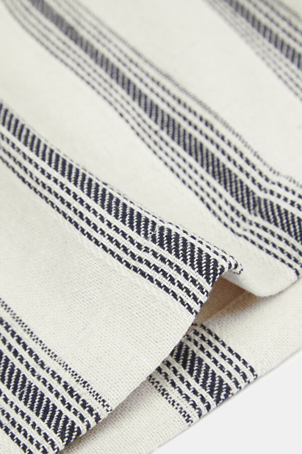 Men's Shorts with Natural Striped Pattern 6