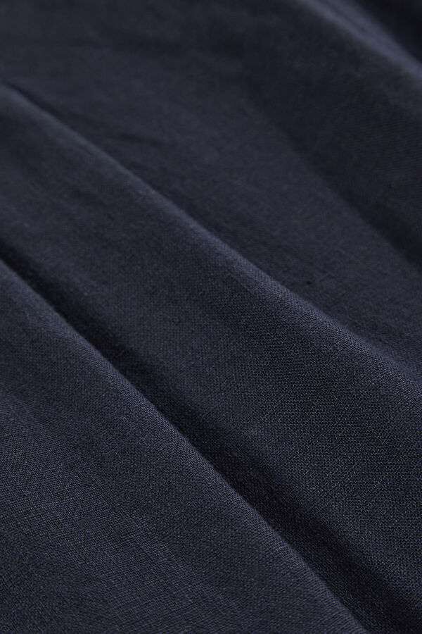 Navy Blue Straight Leg Women's Trousers 6