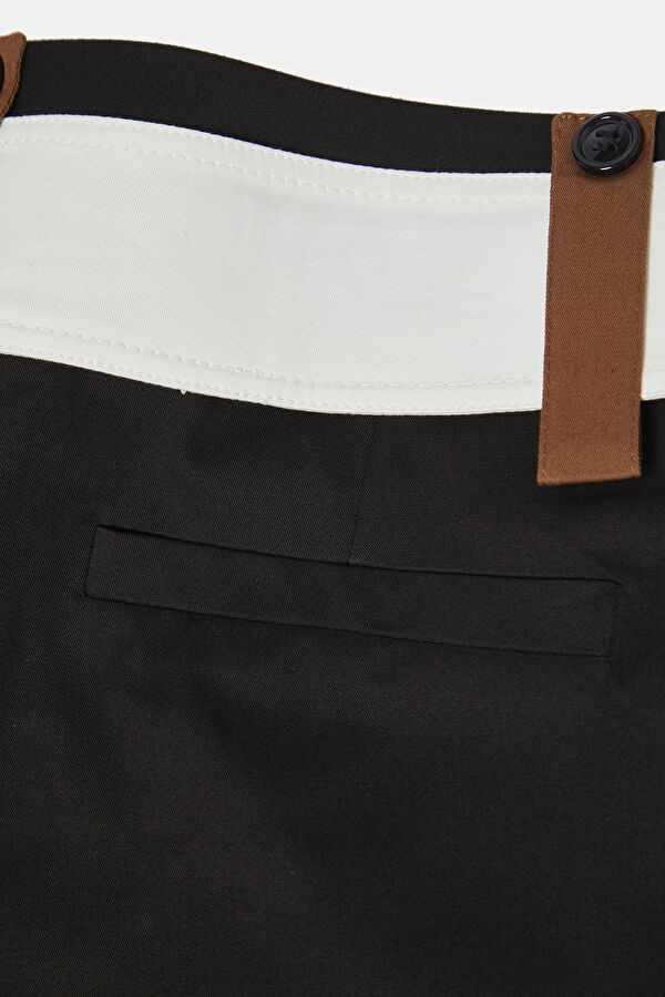 Black Straight Cut Trousers 4