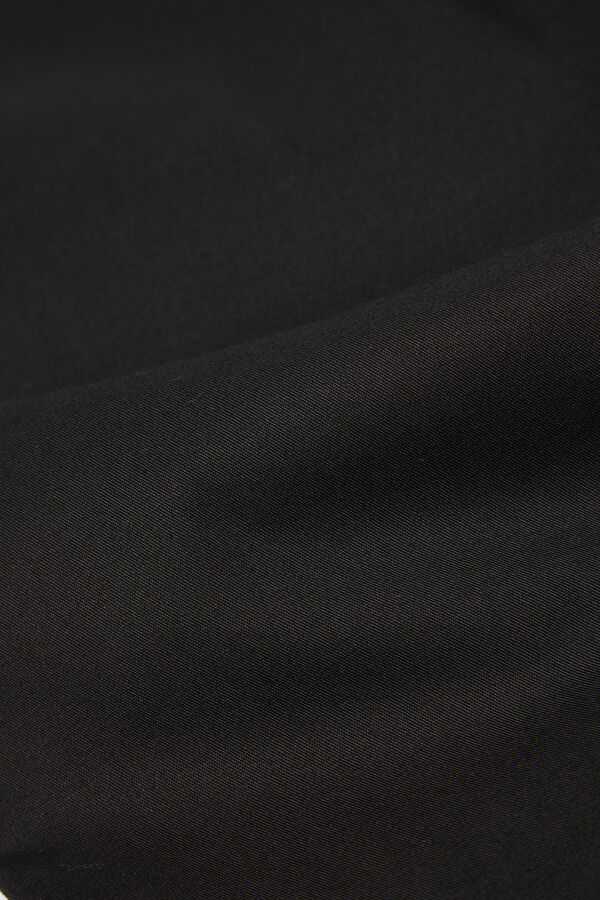 Black Straight Cut Trousers 5