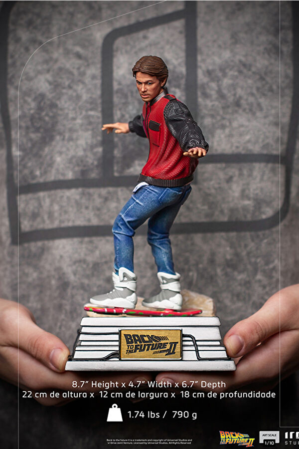 Back To The Future 2 - Marty McFly on Hoverboard Limited Edition Heykel 8