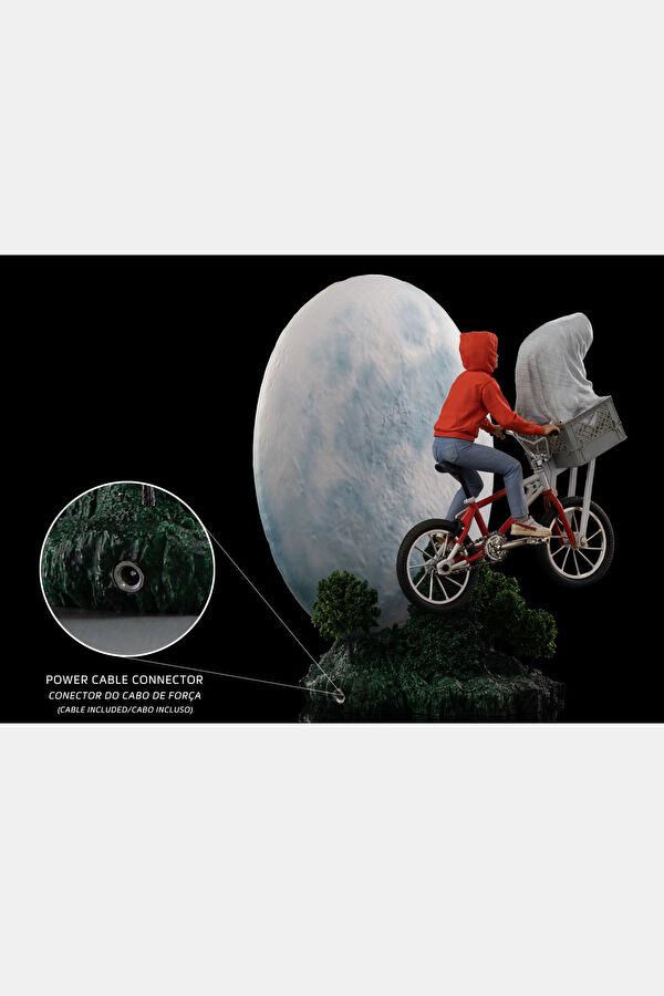 E.T. the Extra-Terrestrial - E.T. and Elliott Deluxe Limited Edition Heykel (LED Işıklı) 7