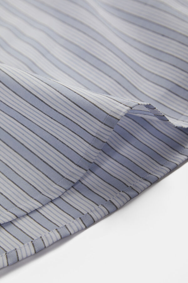 Women's Shirt with Blue Striped Pattern 5