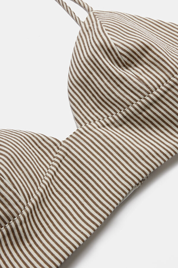 Off-white striped sleeveless women's blouse 3