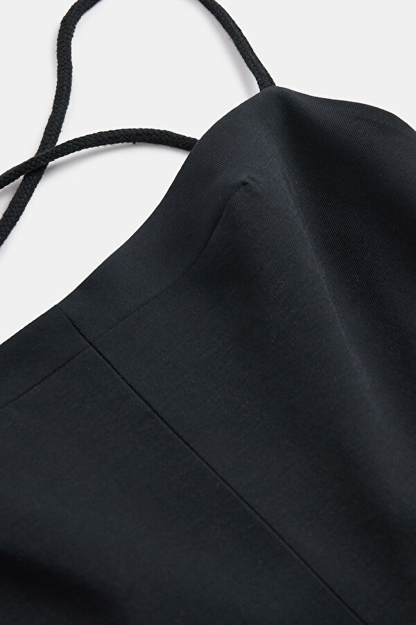 Black Zip-Up Women's Jumpsuit 3