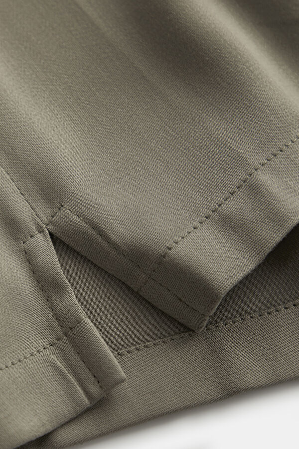 Khaki Resort Collar Shirt 5
