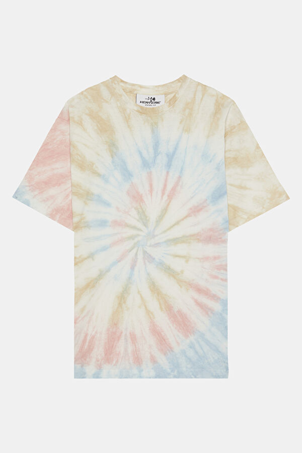 Groove Generator Oversize Çok Renkli Bisiklet Yaka Baskılı Erkek T-Shirt 3