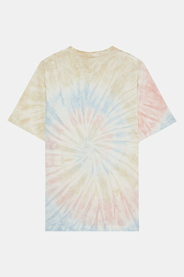 Groove Generator Oversize Çok Renkli Bisiklet Yaka Baskılı Erkek T-Shirt 4