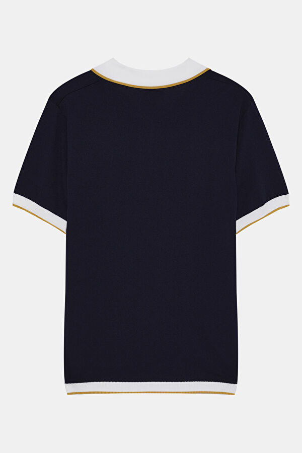 Lacivert Polo Yaka T-Shirt 2